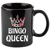 BINGO Queen Long Sleeved 11oz C Handle Ceramic Mug