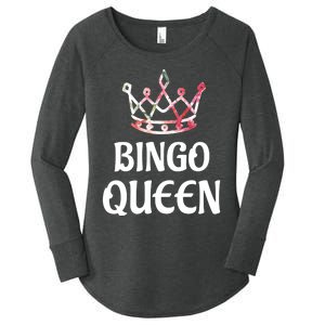 BINGO Queen Long Sleeved Women's Perfect Tri Tunic Long Sleeve Shirt