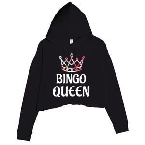 BINGO Queen Long Sleeved Crop Fleece Hoodie