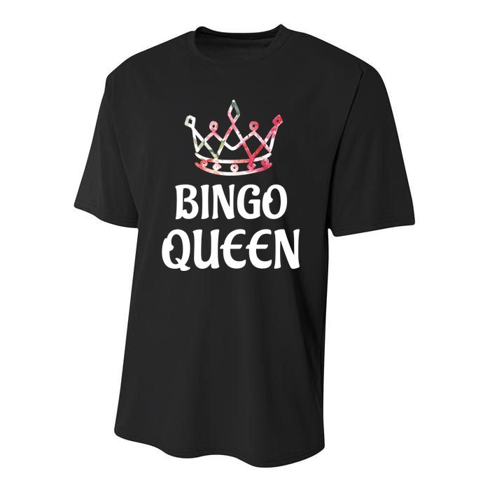 BINGO Queen Long Sleeved Youth Performance Sprint T-Shirt