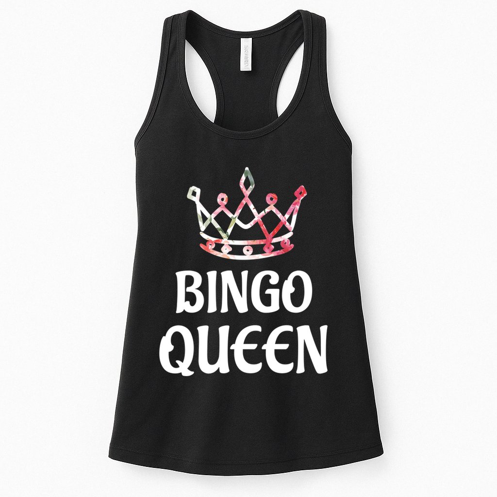 BINGO Queen Long Sleeved Womens Tank Top