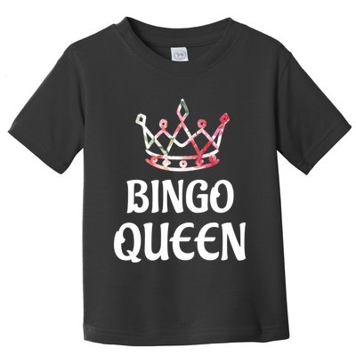 BINGO Queen Long Sleeved Toddler T-Shirt