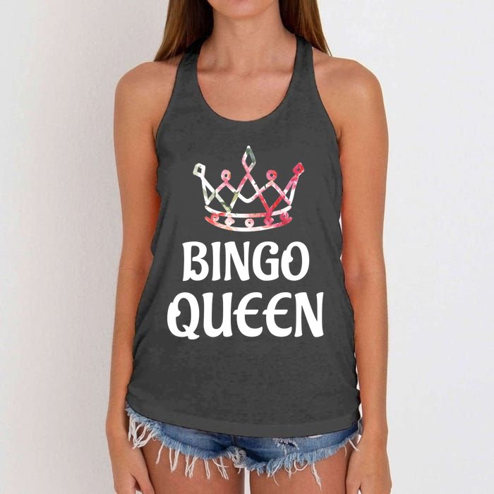 BINGO Queen Long Sleeved Women's Knotted Racerback Tank