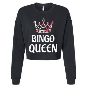 BINGO Queen Long Sleeved Cropped Pullover Crew