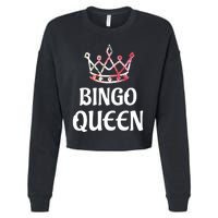 BINGO Queen Long Sleeved Cropped Pullover Crew