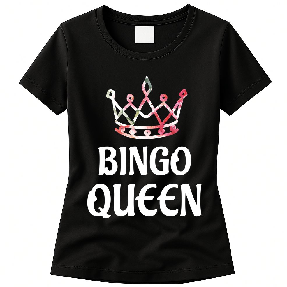 BINGO Queen Long Sleeved Womens T-Shirt
