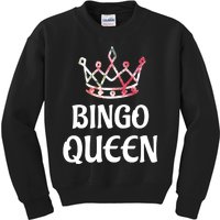 BINGO Queen Long Sleeved Kids Sweatshirt