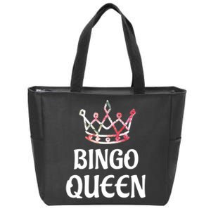 BINGO Queen Long Sleeved Zip Tote Bag