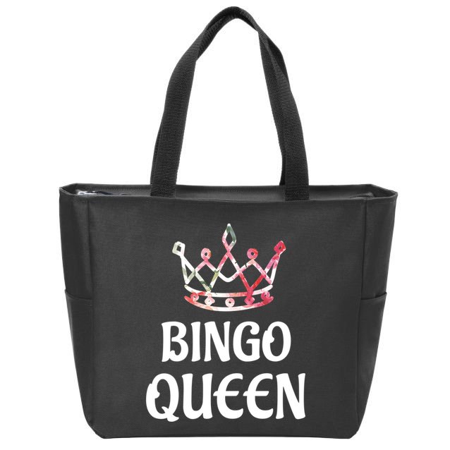 BINGO Queen Long Sleeved Zip Tote Bag