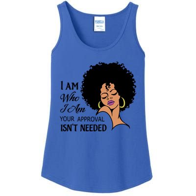 Black Queen Lady Curly Natural Afro African American Ladies Gift Ladies Essential Tank