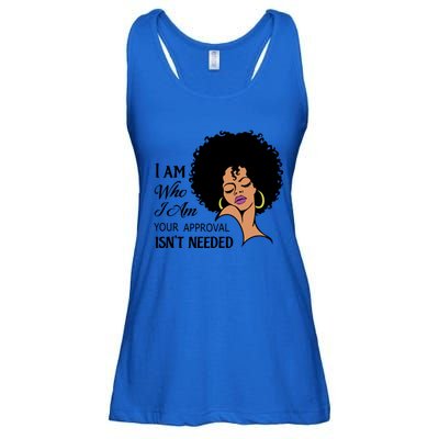 Black Queen Lady Curly Natural Afro African American Ladies Gift Ladies Essential Flowy Tank