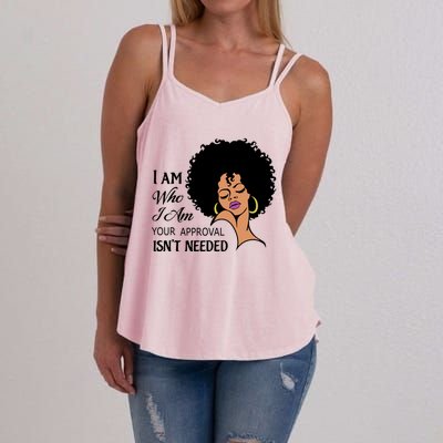 Black Queen Lady Curly Natural Afro African American Ladies Gift Women's Strappy Tank