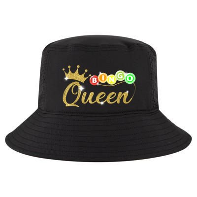 Bingo Queen Lucky Bingo Grandma Gambling Mothers Day Cool Comfort Performance Bucket Hat