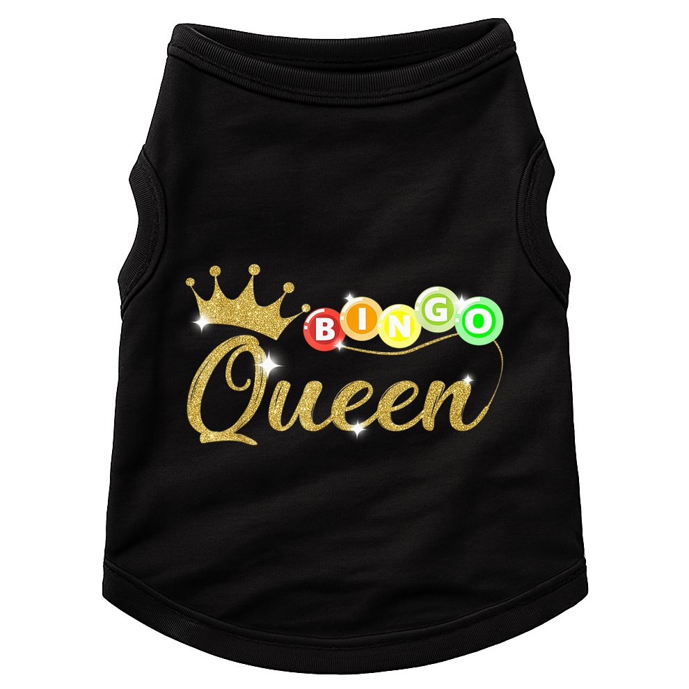 Bingo Queen Lucky Bingo Grandma Gambling Mothers Day Doggie Tank