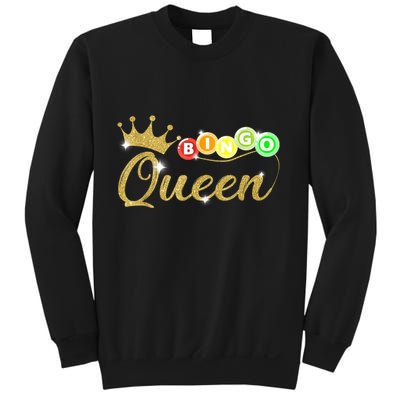 Bingo Queen Lucky Bingo Grandma Gambling Mothers Day Sweatshirt