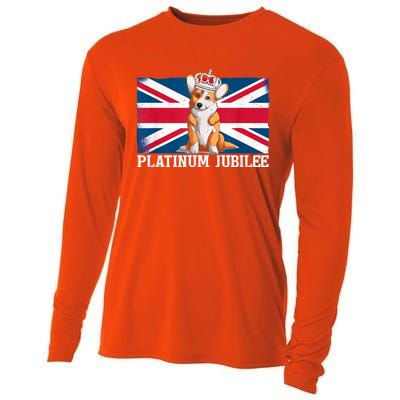 British Queen Monarchy Platinum Jubilee 70th Anniversary Cooling Performance Long Sleeve Crew