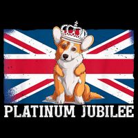 British Queen Monarchy Platinum Jubilee 70th Anniversary Doggie Tank