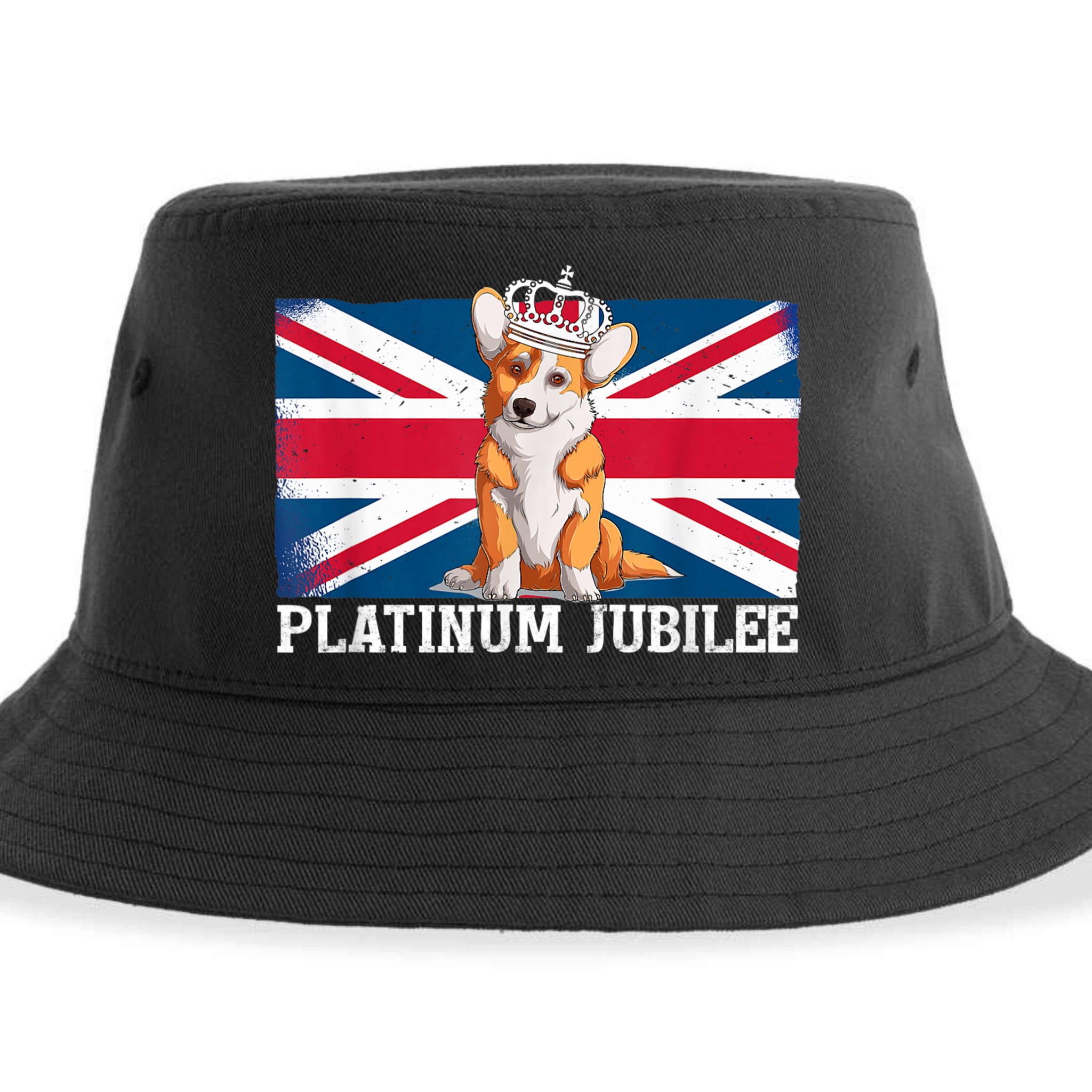 British Queen Monarchy Platinum Jubilee 70th Anniversary Sustainable Bucket Hat