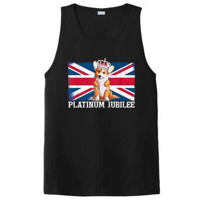 British Queen Monarchy Platinum Jubilee 70th Anniversary PosiCharge Competitor Tank