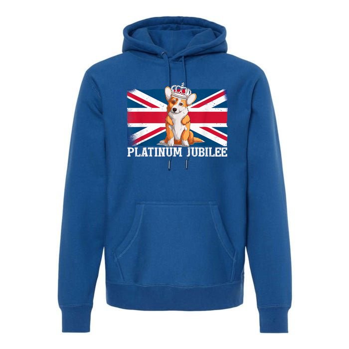 British Queen Monarchy Platinum Jubilee 70th Anniversary Premium Hoodie