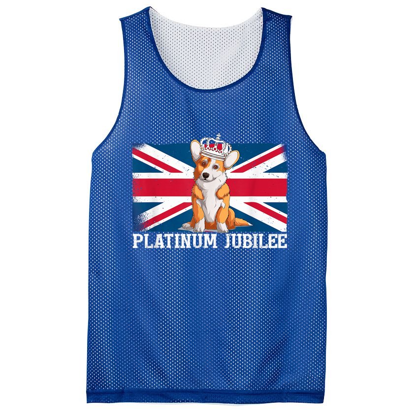 British Queen Monarchy Platinum Jubilee 70th Anniversary Mesh Reversible Basketball Jersey Tank