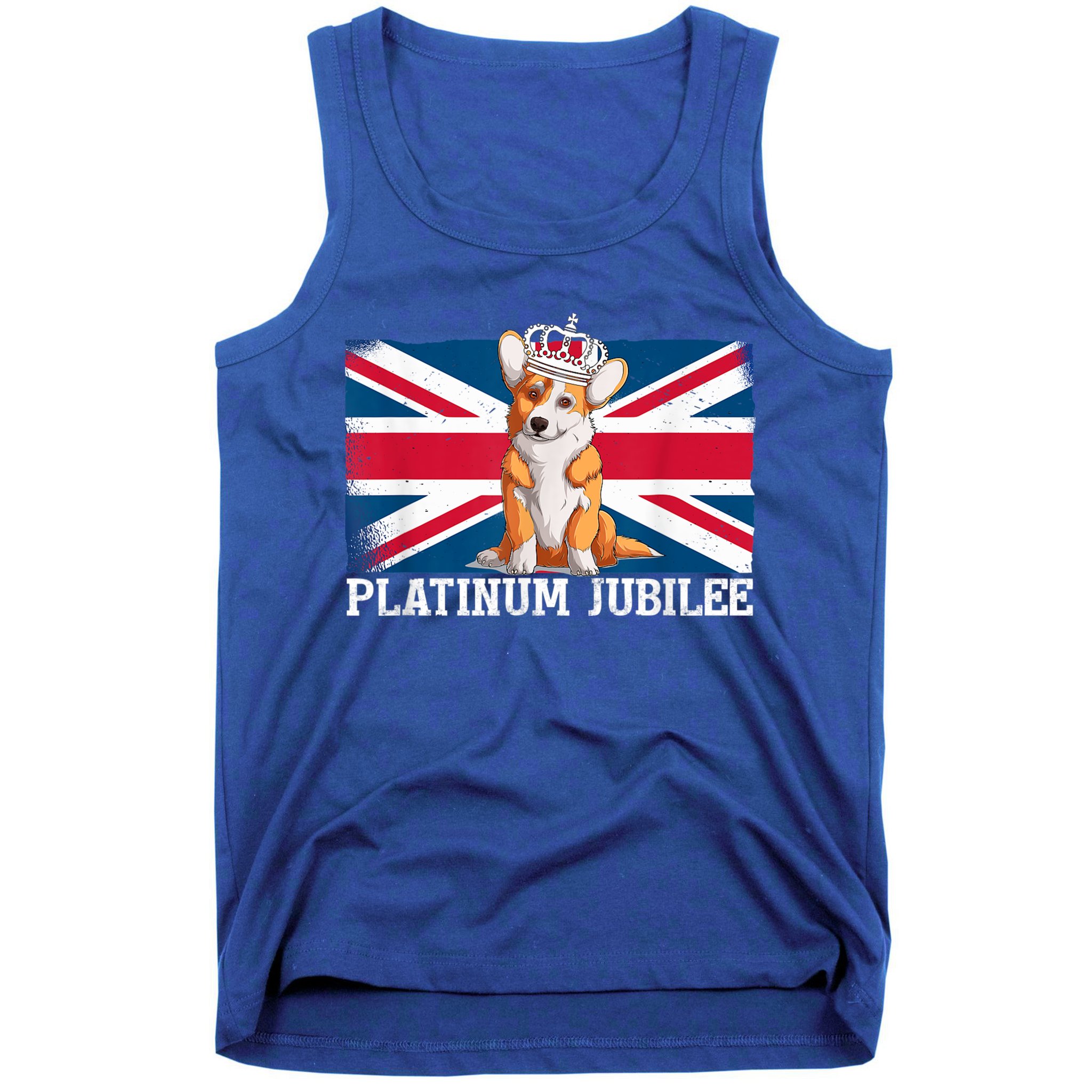 British Queen Monarchy Platinum Jubilee 70th Anniversary Tank Top
