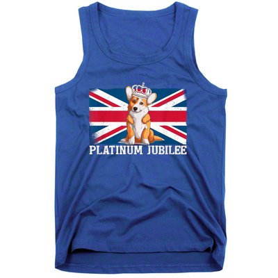 British Queen Monarchy Platinum Jubilee 70th Anniversary Tank Top