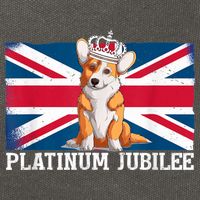 British Queen Monarchy Platinum Jubilee 70th Anniversary Cotton Canvas Backpack