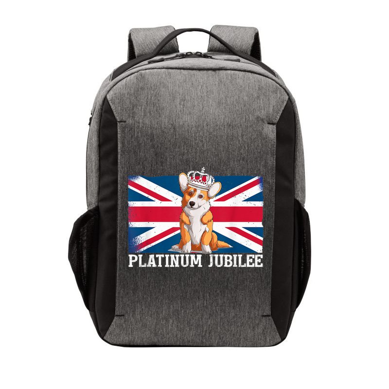 British Queen Monarchy Platinum Jubilee 70th Anniversary Vector Backpack