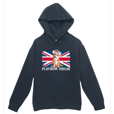 British Queen Monarchy Platinum Jubilee 70th Anniversary Urban Pullover Hoodie