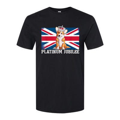 British Queen Monarchy Platinum Jubilee 70th Anniversary Softstyle CVC T-Shirt