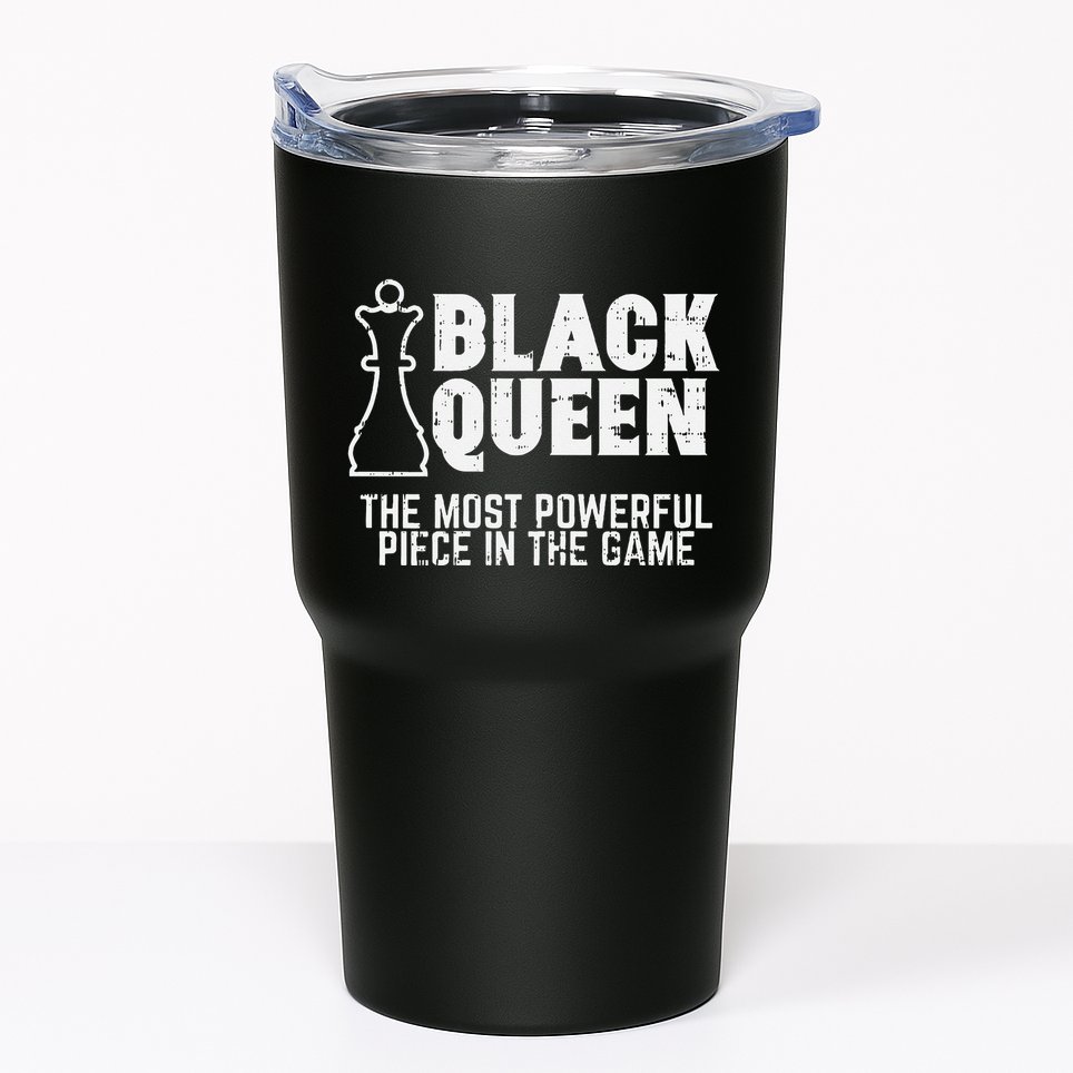 Black Queen Most Powerful Chess African American Women Gift Tumbler