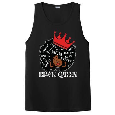 Black Queen Mom Happy Mothers Day PosiCharge Competitor Tank