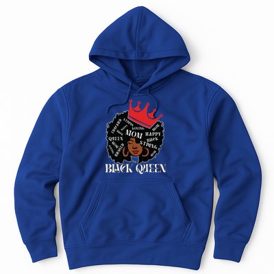 Black Queen Mom Happy Mothers Day Hoodie