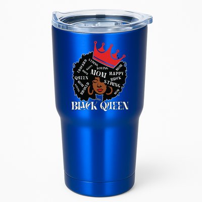 Black Queen Mom Happy Mothers Day Tumbler