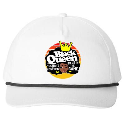 Black Queen Melanin Afro Black Magic Cool Gift Snapback Five-Panel Rope Hat