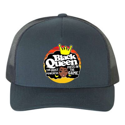 Black Queen Melanin Afro Black Magic Cool Gift Yupoong Adult 5-Panel Trucker Hat