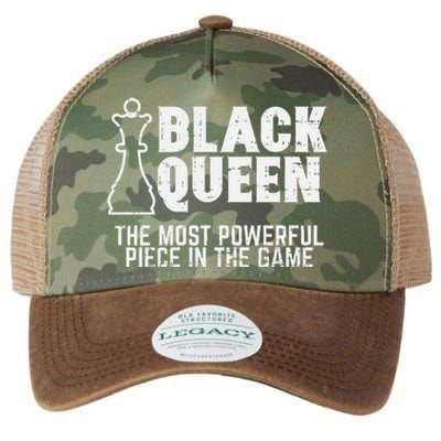 Black Queen Most Powerful Chess African American Legacy Tie Dye Trucker Hat