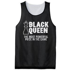 Black Queen Most Powerful Chess African American Mesh Reversible Basketball Jersey Tank