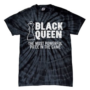 Black Queen Most Powerful Chess African American Tie-Dye T-Shirt