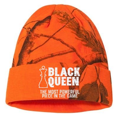 Black Queen Most Powerful Chess African American Kati Licensed 12" Camo Beanie