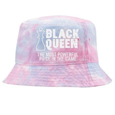 Black Queen Most Powerful Chess African American Tie-Dyed Bucket Hat