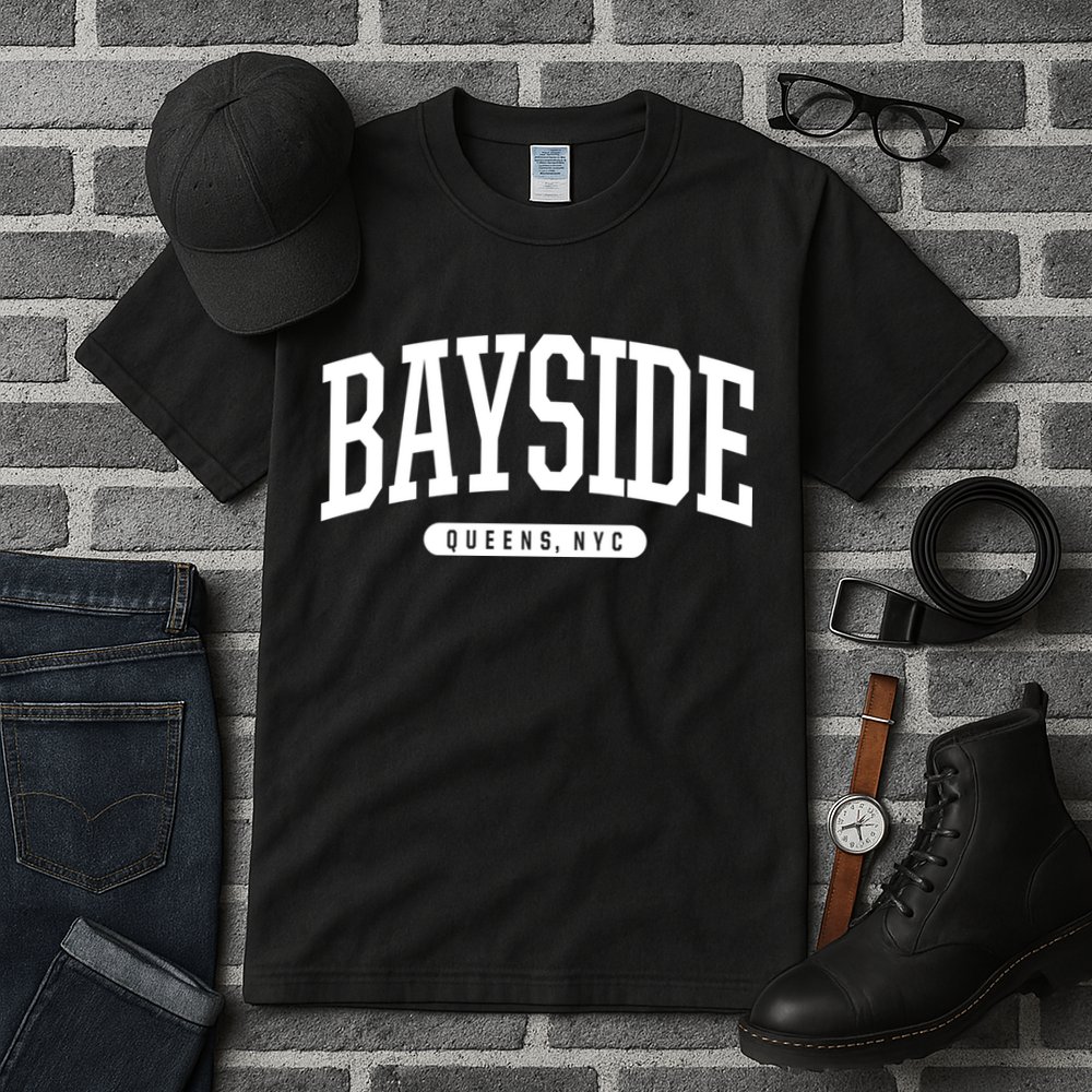 Bayside Queens Ny Souvenirs & Gifts Nyc Borough Bayside Queens New York Tall T-Shirt