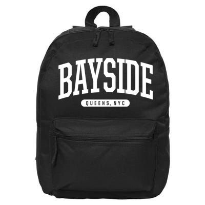 Bayside Queens Ny Souvenirs & Gifts Nyc Borough Bayside Queens New York 16 in Basic Backpack