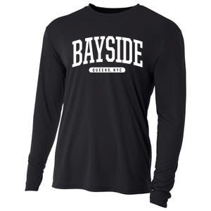 Bayside Queens Ny Souvenirs & Gifts Nyc Borough Bayside Queens New York Cooling Performance Long Sleeve Crew