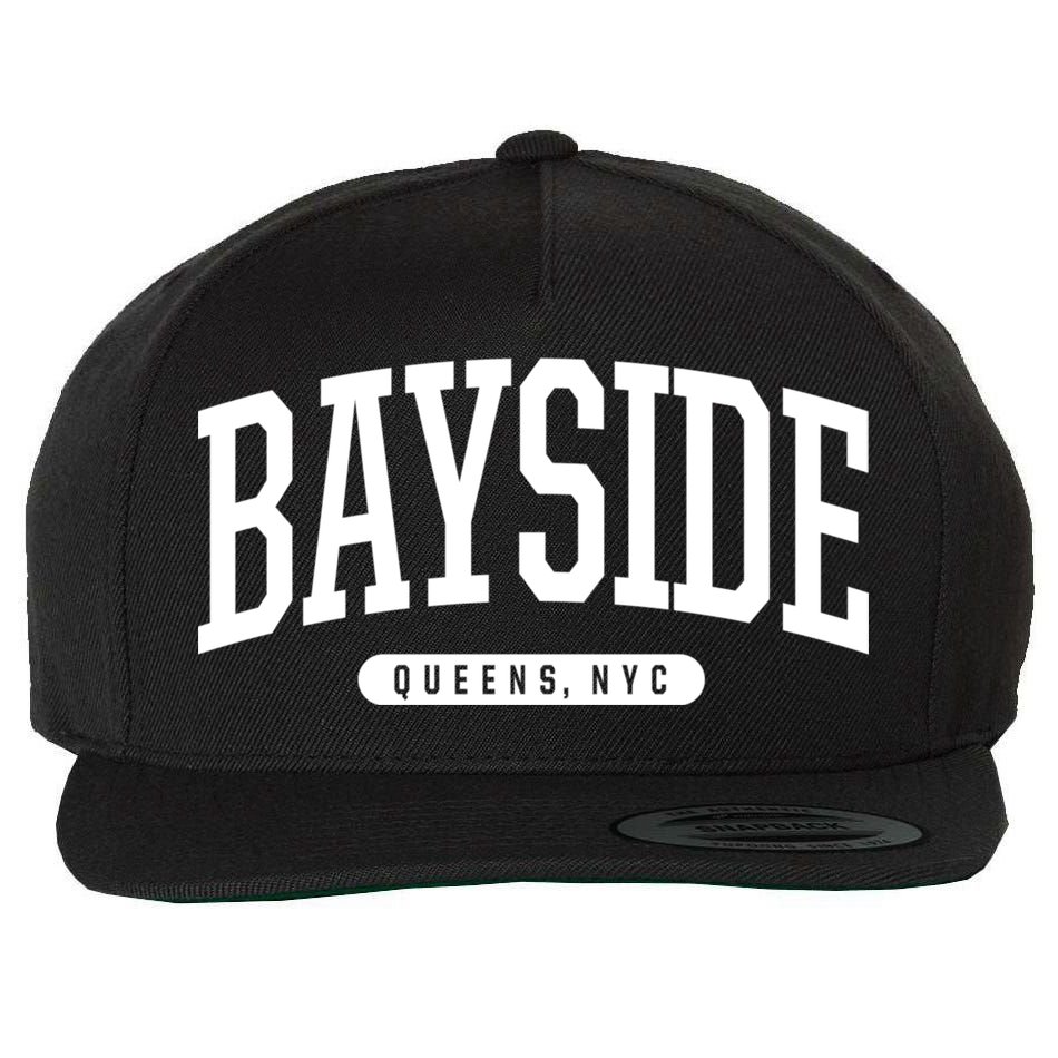 Bayside Queens Ny Souvenirs & Gifts Nyc Borough Bayside Queens New York Wool Snapback Cap