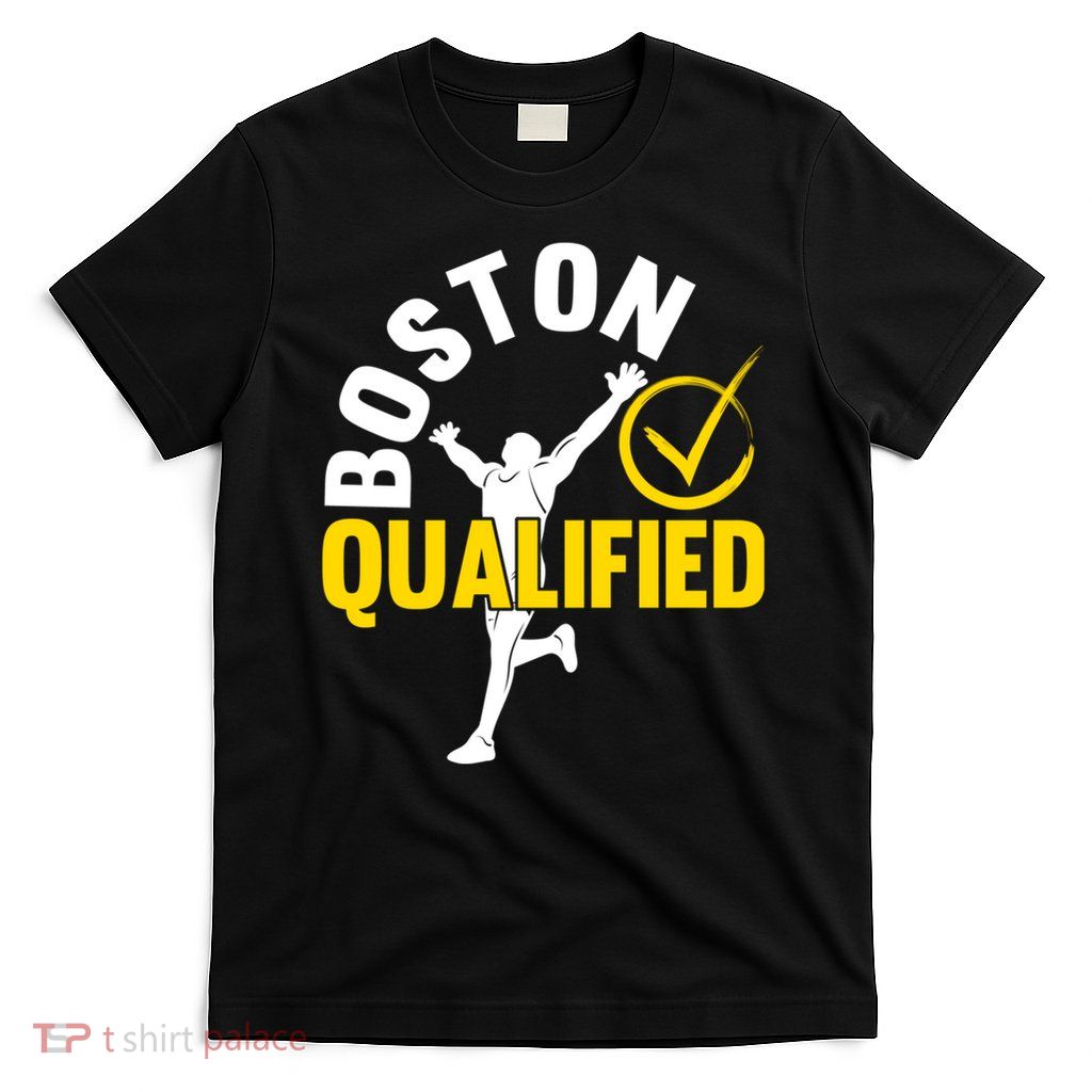 Boston Qualifier Proud Marathon Running Cute Gift T-Shirt