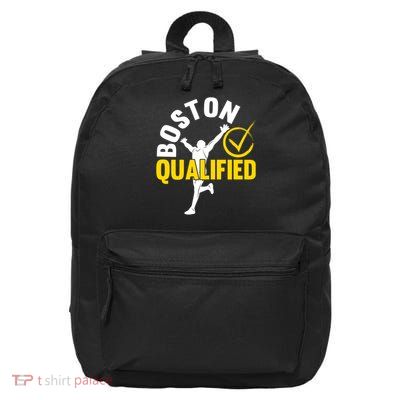 Boston Qualifier Proud Marathon Running Cute Gift 16 in Basic Backpack