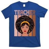 Black Queen Powerful Juneteenth African American Teacher Great Gift T-Shirt