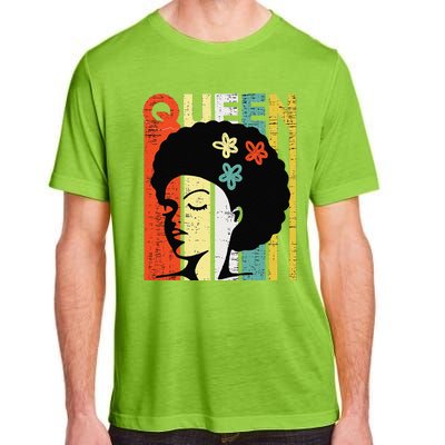 Black Queen Proud Black African American Lady Black History Adult ChromaSoft Performance T-Shirt